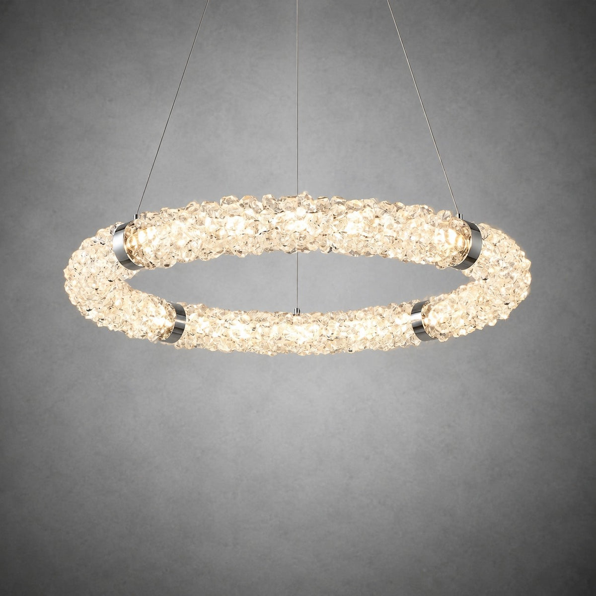 Glitter Glamorous Modern Glass Chandelier