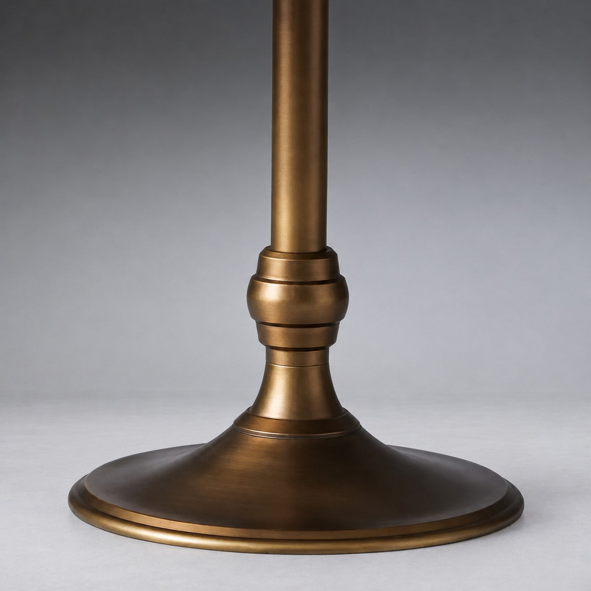 Round Wood Bistro Table, Cast Iron Base
