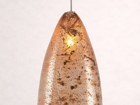 Edda Cascade Teardrop Mercury Glass Linear Chandelier 48'' 54''L