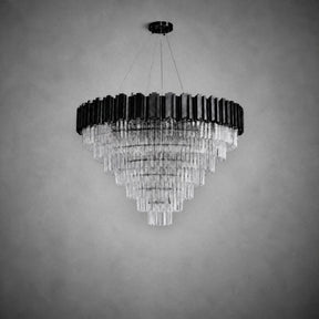 Preston Crystal Round Chandelier 39.4"D
