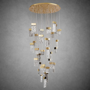 Knox Blown Glass Cascading Chandelier 31.5"