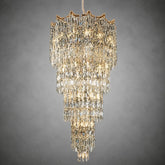 Aria Crystal Halo Chandelier