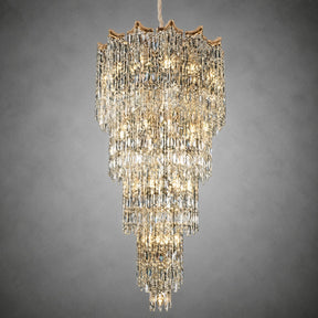 Aria Crystal Halo Chandelier