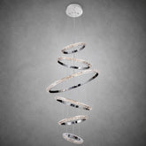 Bryant Crystal Cascading Chandelier 47.2"