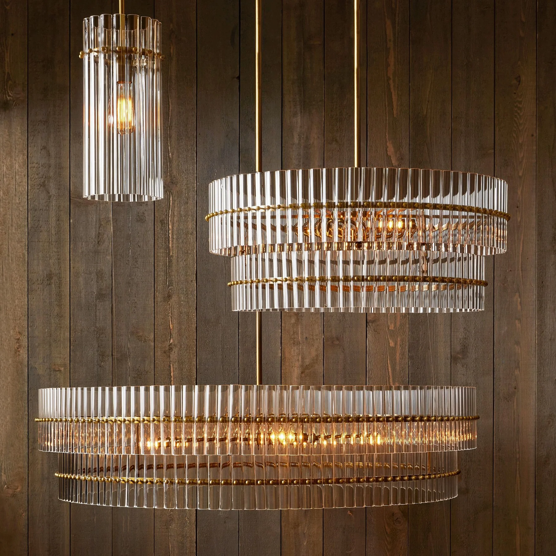 Molly Modern Glass Pendant Light For Kitchen Island
