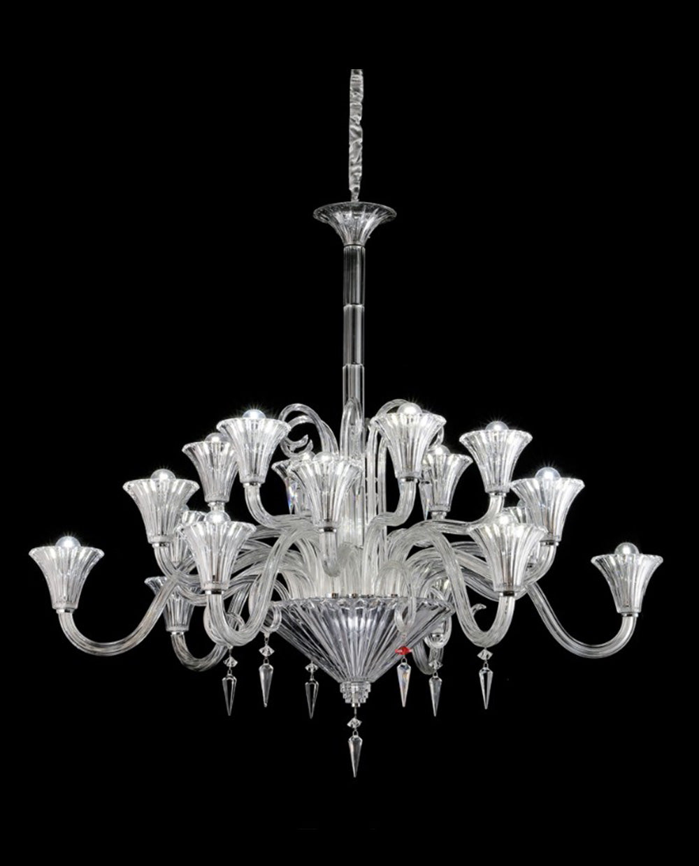 18 Lights Baccarat Crystal Lighting