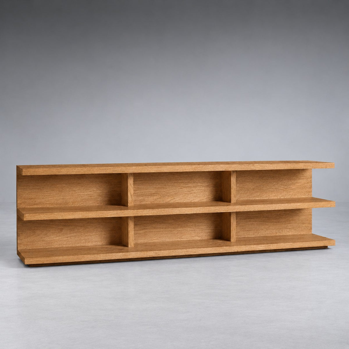 Contemporary Wood Console Table