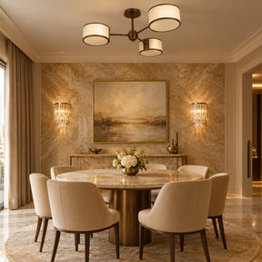 Daphne Fabric Flush Mount