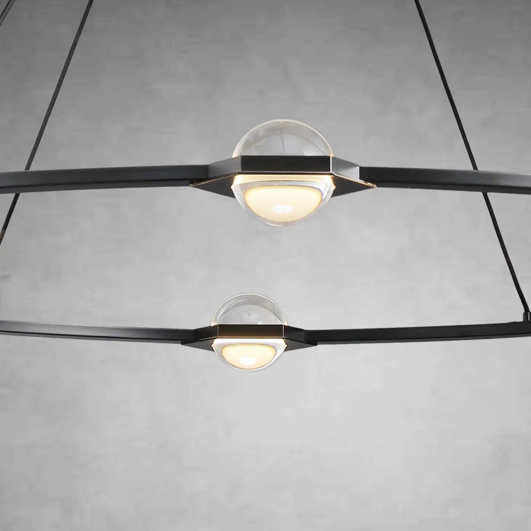 Planets Round Chandelier 60" LED Light