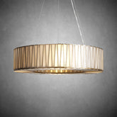 Jeunet Glass Round Chandelier 24" 36'' 42" 60''D