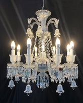 High Quality Lustre Bacara Clear Zenith Bacara Chandelier 8 Lights