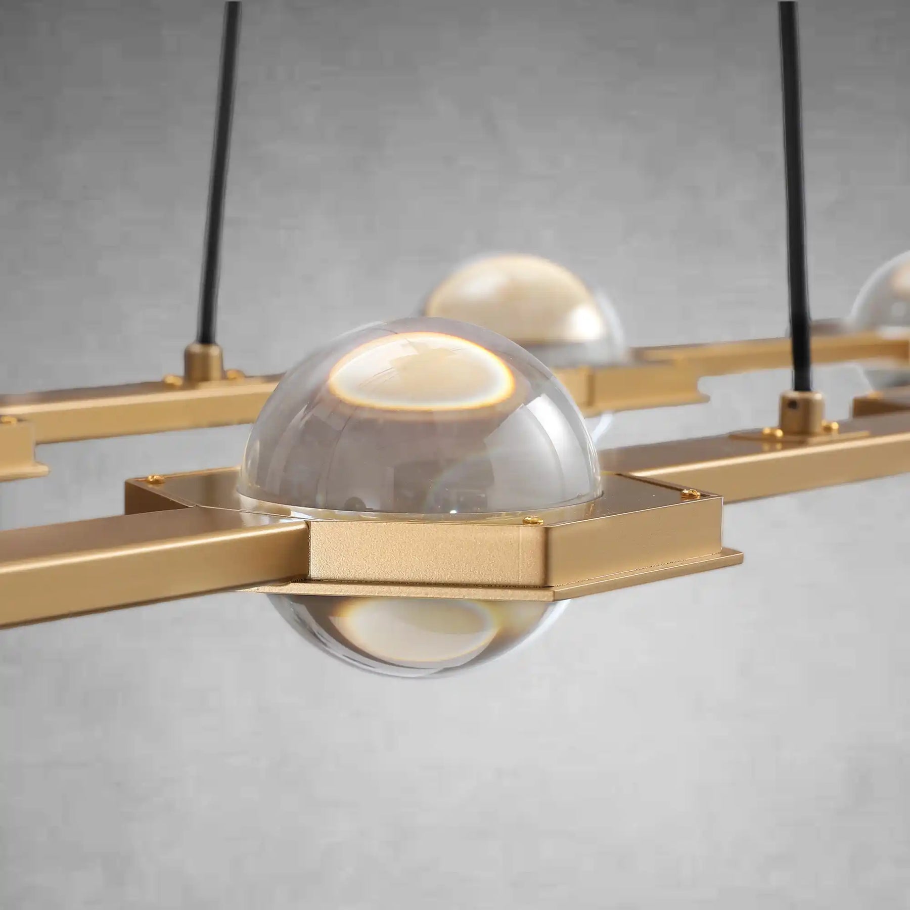 Planets Dining Room Rectangular Chandelier 54'' 72"W