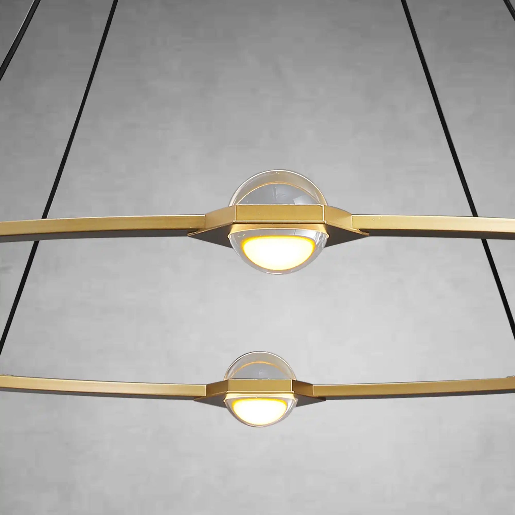 Planets Round Chandelier 60" LED Light