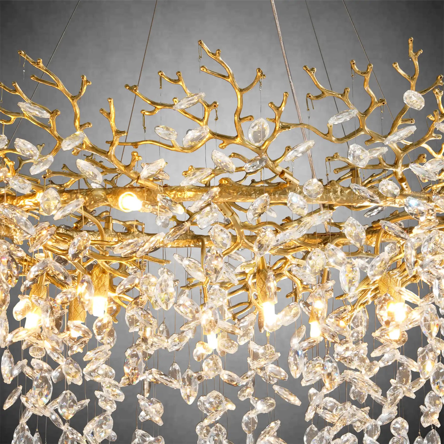 Horse-eye shaped branches Crystal Chandelier