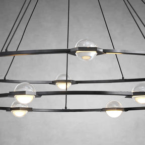 Planets 2-Tier Round Chandelier 60", Decoration Lamp