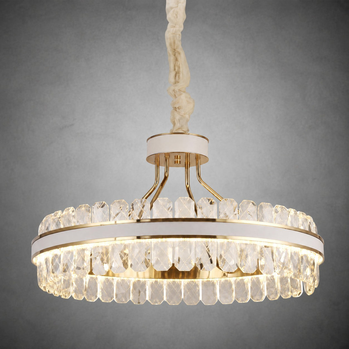 Leather Chandelier