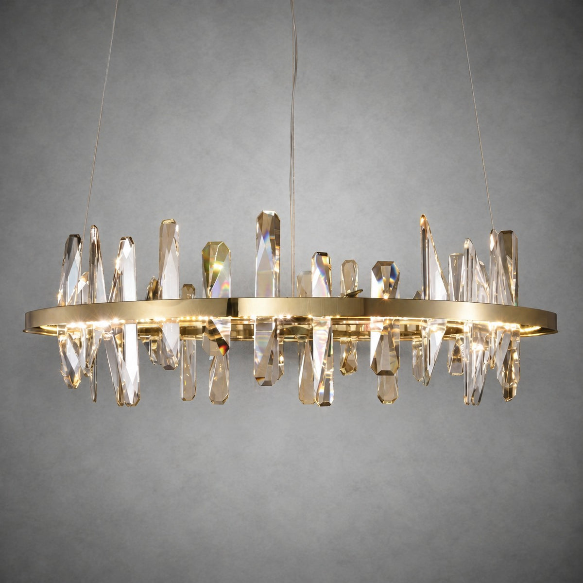 Mira Ring Crystal Chandelier