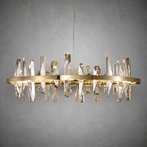 Mira Ring Crystal Chandelier
