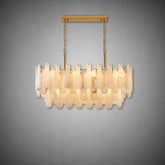 L1000-Marble Lingyu Ceiling Lamp-Copper Color