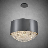 Theron Crystal Pendant Light 28"