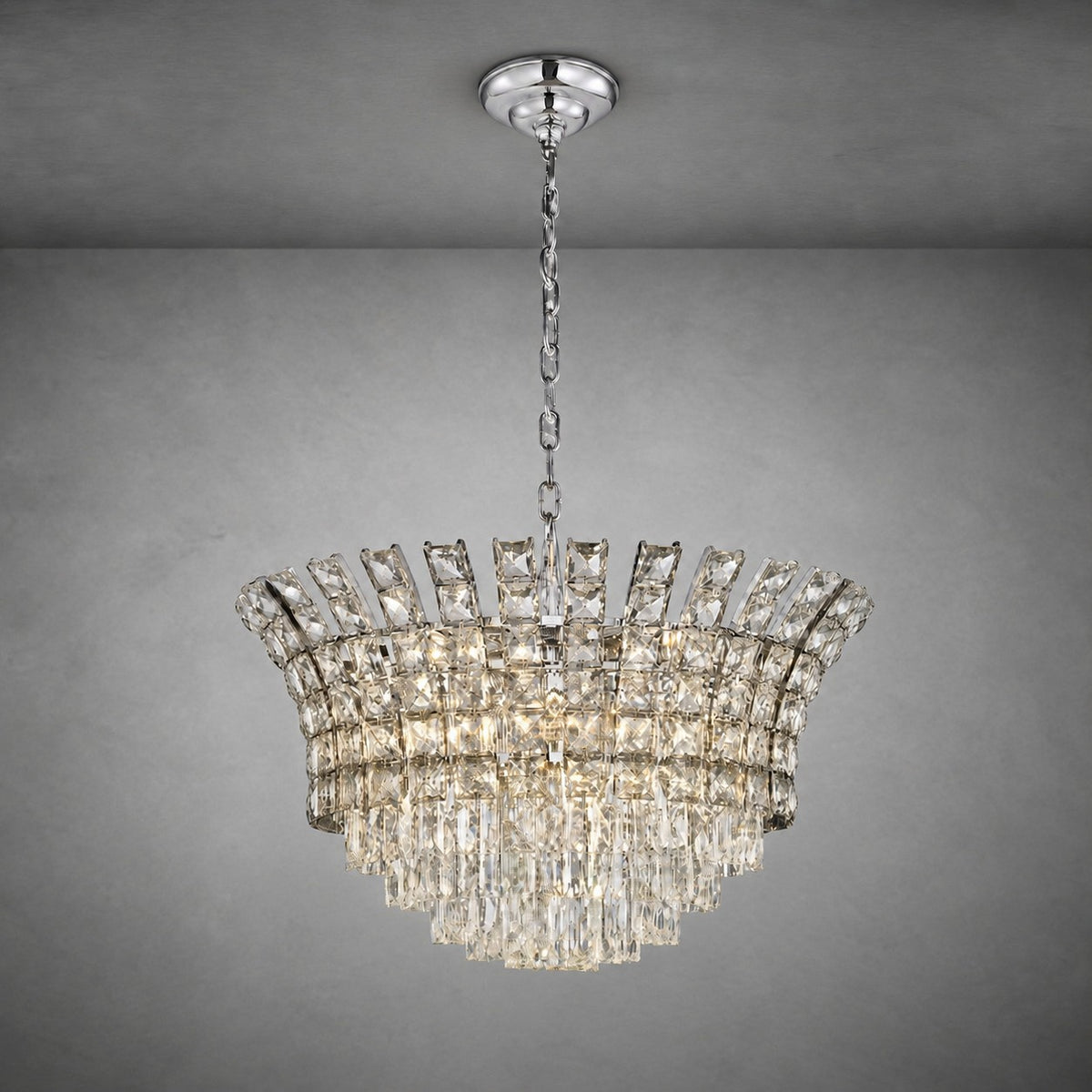 Splendore Statement Halo Chandelier