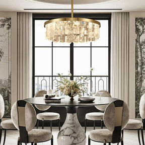 Selene Linear Crystal Chandelier