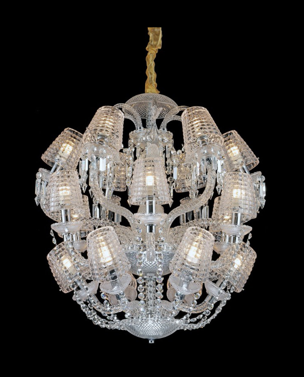 18 Lights Ball Shape Baccarat Lighting