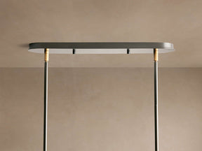 Daphne Fabric Linear Chandelier