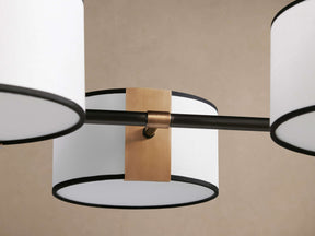 Daphne Fabric Linear Chandelier