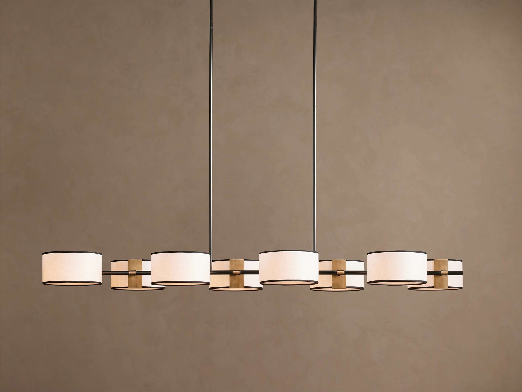 Daphne Fabric Linear Chandelier