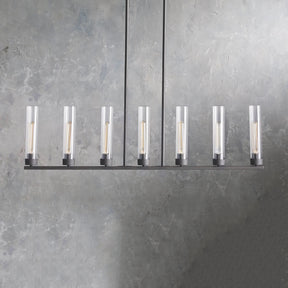 Andreas Glass Linear Chandelier Lighting