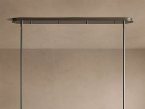 Daphne Fabric Linear Chandelier