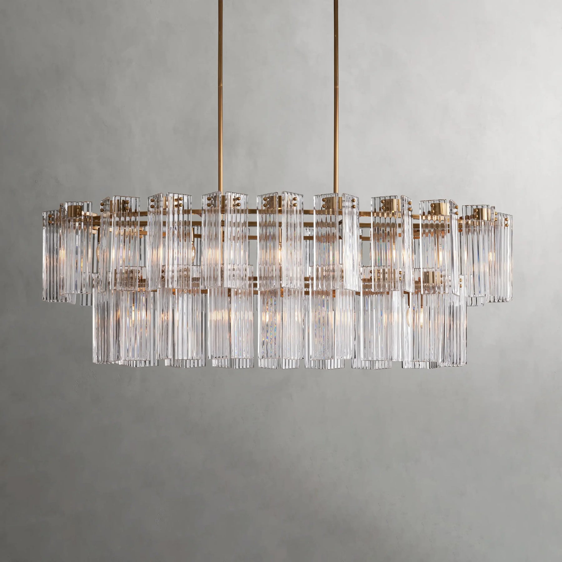 Delsie Oval 51" 63'' 72'' Chandelier