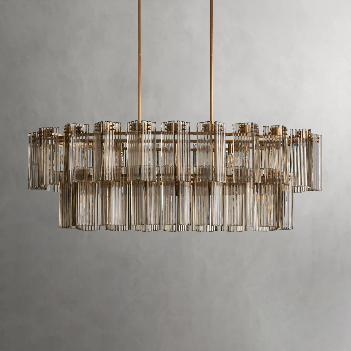 Delsie Oval Chandelier 51'' 63'' 72''