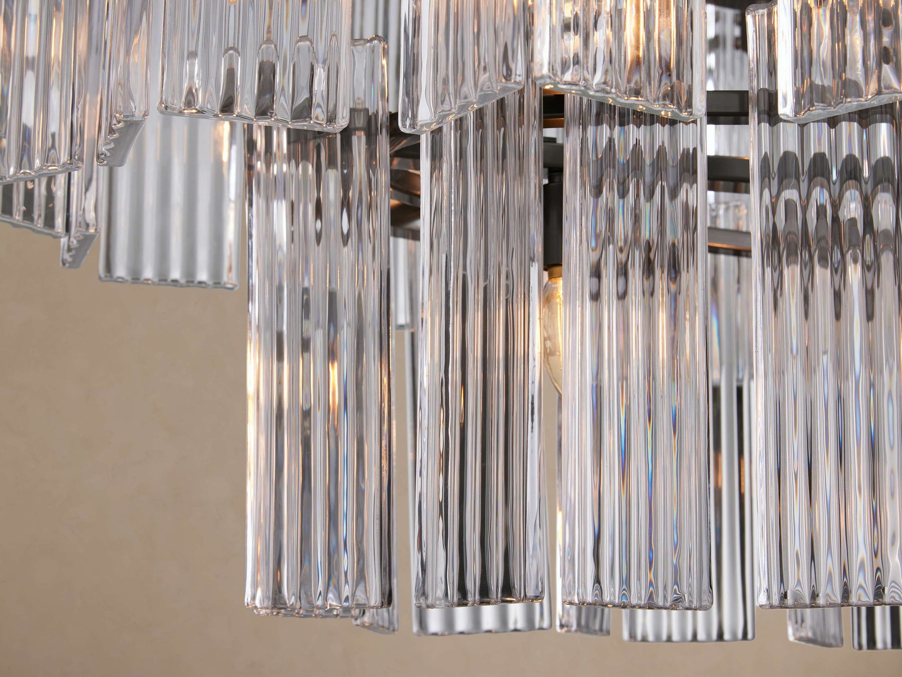 Delsie Oval Tiered Chandelier 63'' 72"W