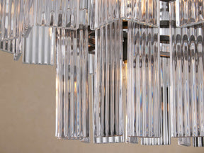 Delsie Oval Tiered Chandelier 63'' 72"W