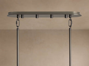 Delsie Oval Tiered Chandelier 63'' 72"W