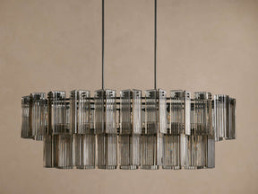 Delsie Oval Tiered Chandelier 63'' 72"W