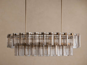 Delsie Oval Tiered Chandelier 63'' 72"W