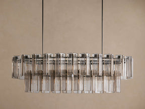 Delsie Oval Tiered Chandelier 63'' 72"W