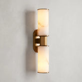 Harlin 2-Light Wall Sconce in Alabaster