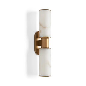 Harlin 2-Light Wall Sconce in Alabaster