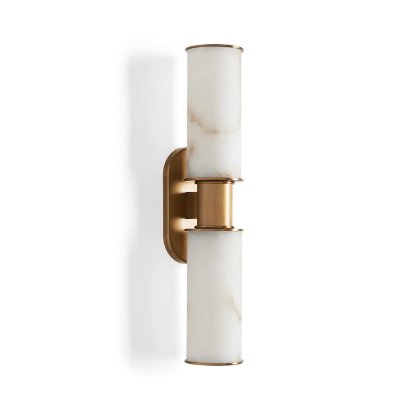 Harlin 2-Light Wall Sconce in Alabaster