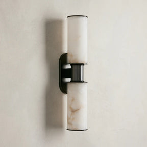 Harlin 2-Light Wall Sconce in Alabaster