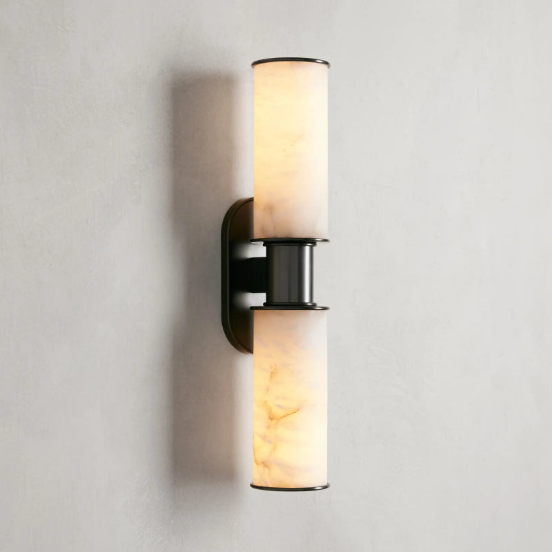 Harlin 2-Light Wall Sconce in Alabaster