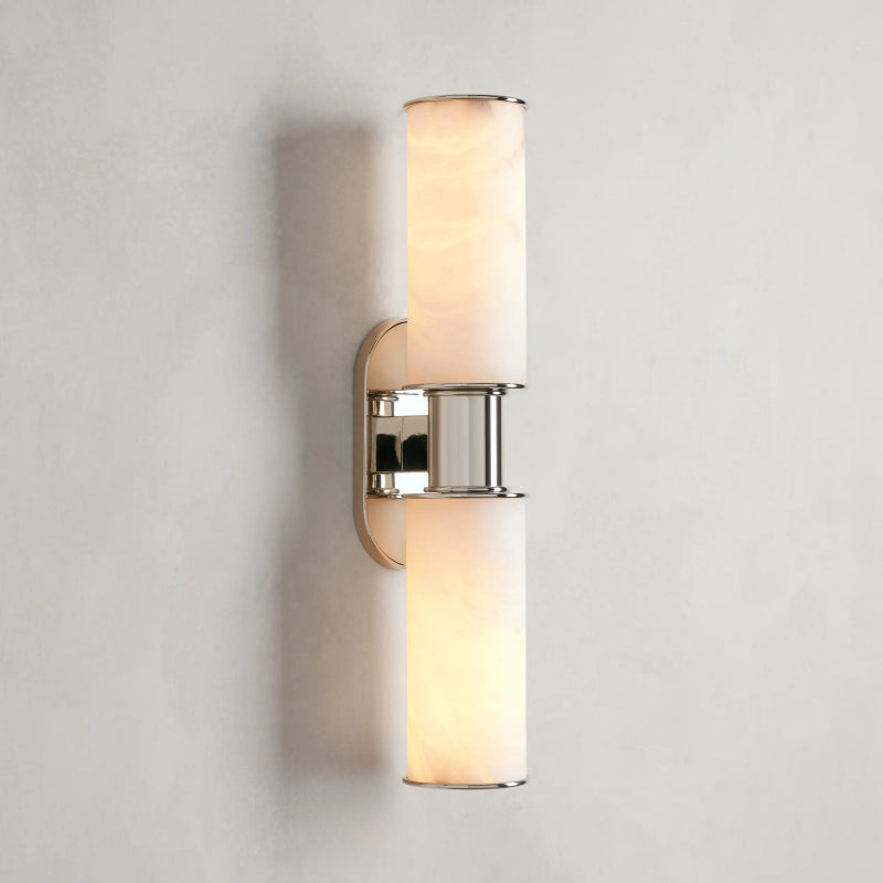 Harlin 2-Light Wall Sconce in Alabaster