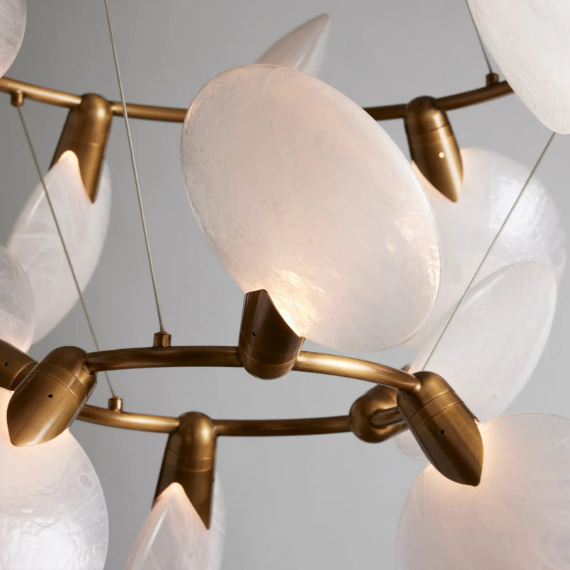 Lyla 2-Tiered Halo Chandelier