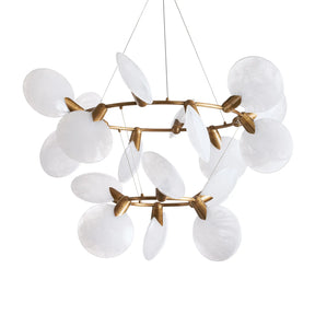 Lyla 2-Tiered Halo Chandelier