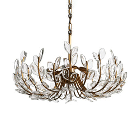 Adela Glass Petal 6 Light Chandelier