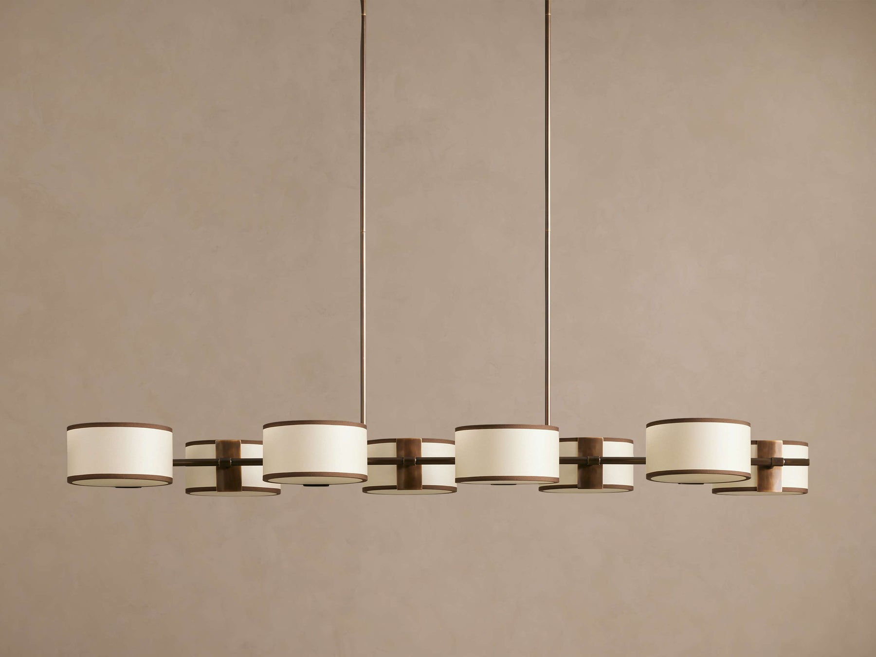 Daphne Fabric Linear Chandelier